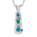 AB Kristall Anhänger mit 50cm Kette - 2,34 ct.