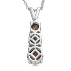 AB Kristall Schmuckset 925 Silber platiniert ca. 2,34 ct.