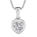 Zirkonia Anhänger mit 50cm Kette - 3,23 ct.