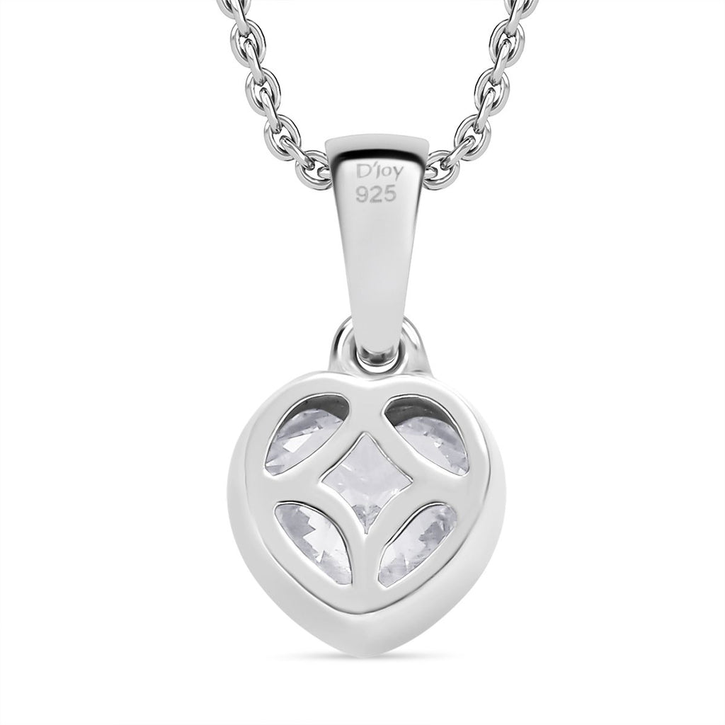 Feinster Zirkonia Schmuckset 925 Silber platiniert ca. 3,23 ct.