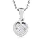 Feinster Zirkonia Schmuckset 925 Silber platiniert ca. 3,23 ct.