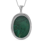Malachit Schmuckset Edelstahl ca. 99,01 ct.