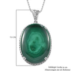 Malachit Schmuckset Edelstahl ca. 99,01 ct.