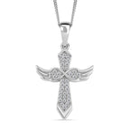 Moissanit Schmuckset 925 Silber platiniert, 925 Silber rhodiniert ca. 0.25 ct