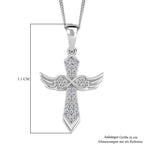 Moissanit Schmuckset 925 Silber platiniert, 925 Silber rhodiniert ca. 0.25 ct