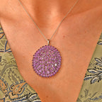 Afrikanischer Amethyst Schmuckset 925 Silber rhodiniert ca. 16,34 ct.