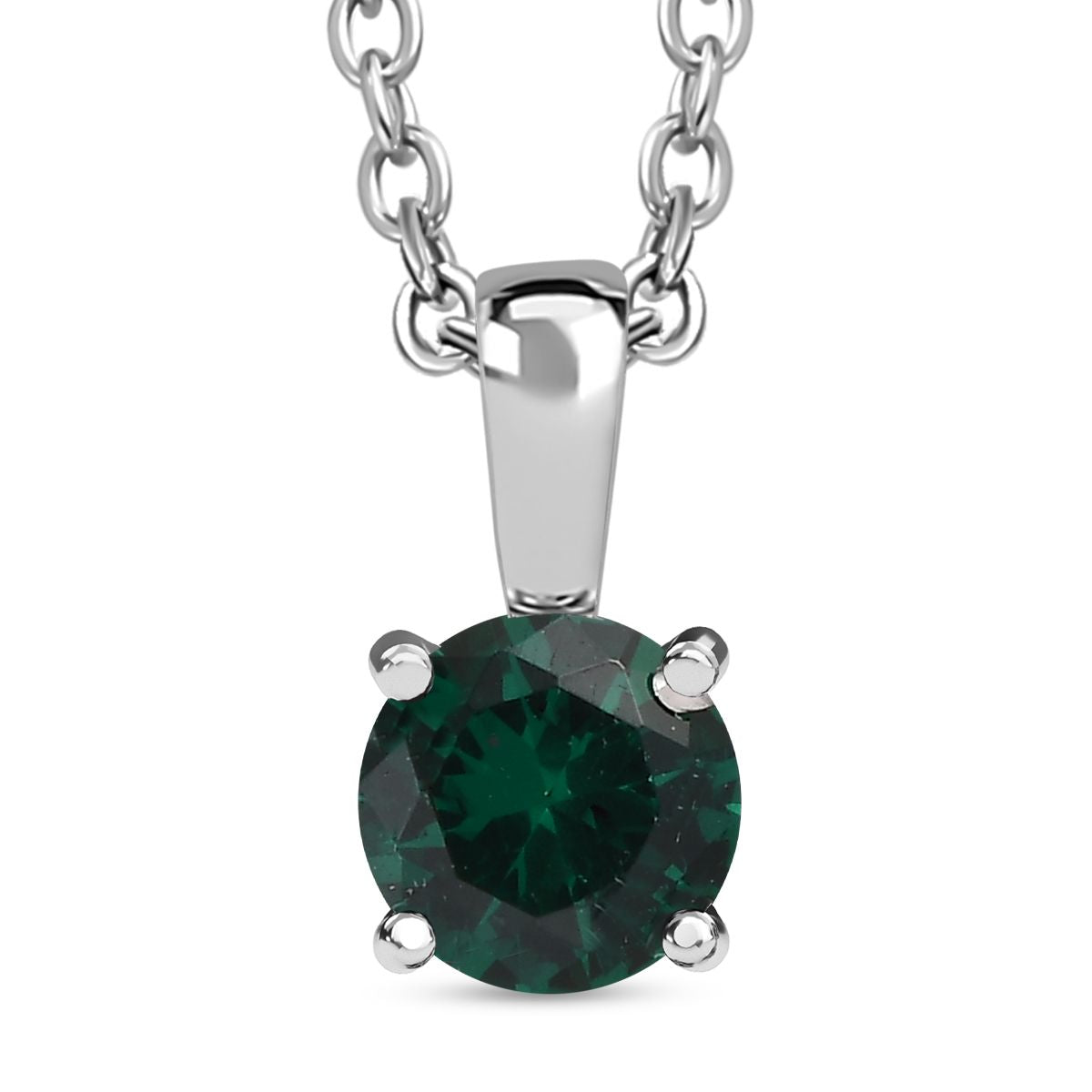 Russisches Diopsid Zirkonia Schmuckset  Edelstahl
