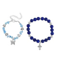 Lapislazuli, Aquamarin Schmuckset  Legierung Schwarz oxidiert ca. 200.00 ct