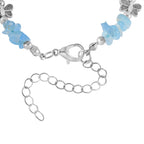 Lapislazuli, Aquamarin Schmuckset  Legierung Schwarz oxidiert ca. 200.00 ct
