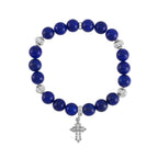 Lapislazuli, Aquamarin Schmuckset  Legierung Schwarz oxidiert ca. 200.00 ct