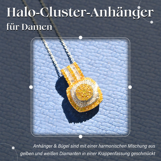 Grüner Diamant, Weißer Diamant Schmuckset 925 Silber platiniert ca. 1.00 ct