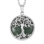 Grüner Aventurin Schmuckset  Legierung ca. 49.00 ct