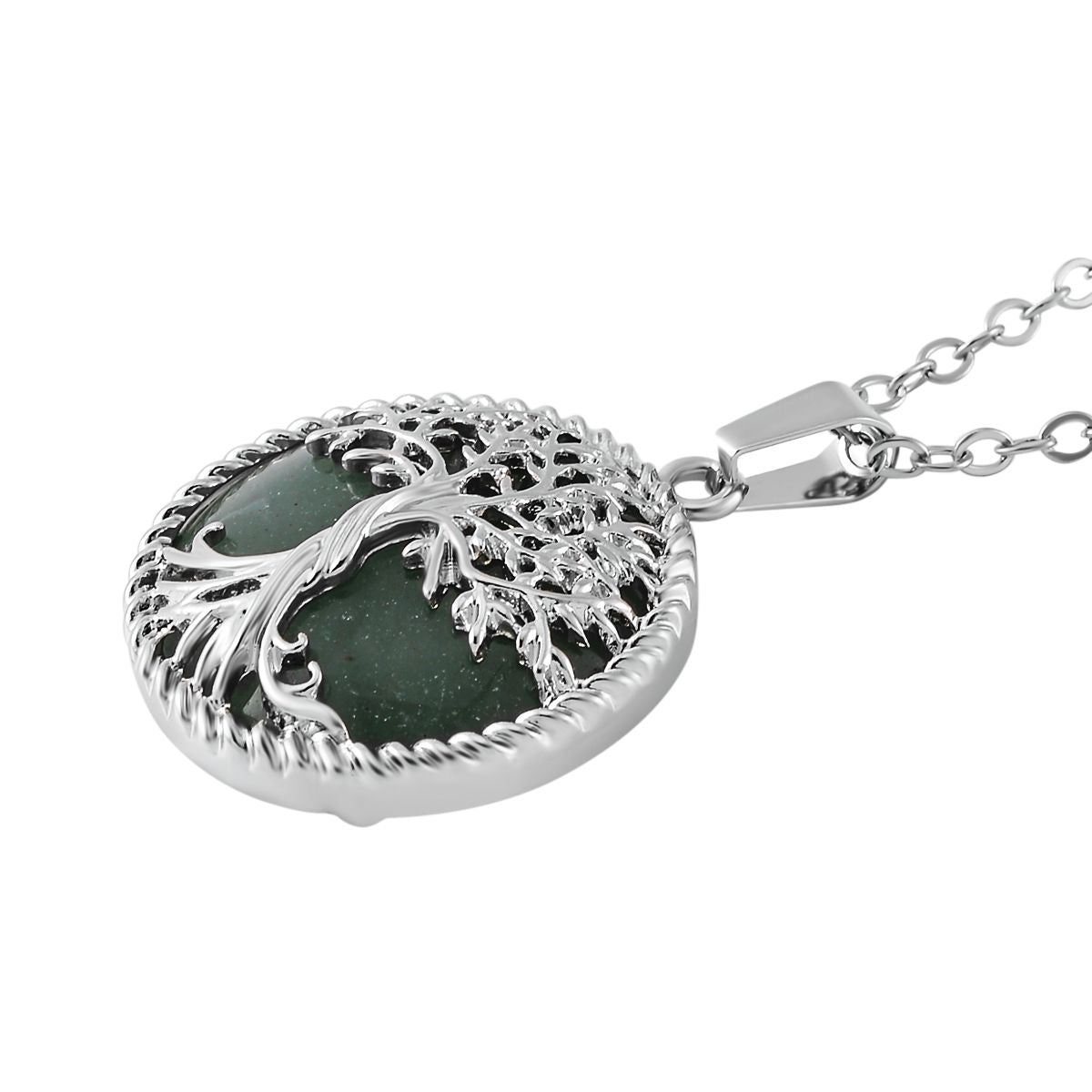 Grüner Aventurin Schmuckset  Legierung ca. 49.00 ct