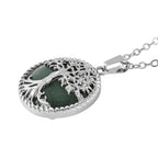 Grüner Aventurin Schmuckset  Legierung ca. 49.00 ct