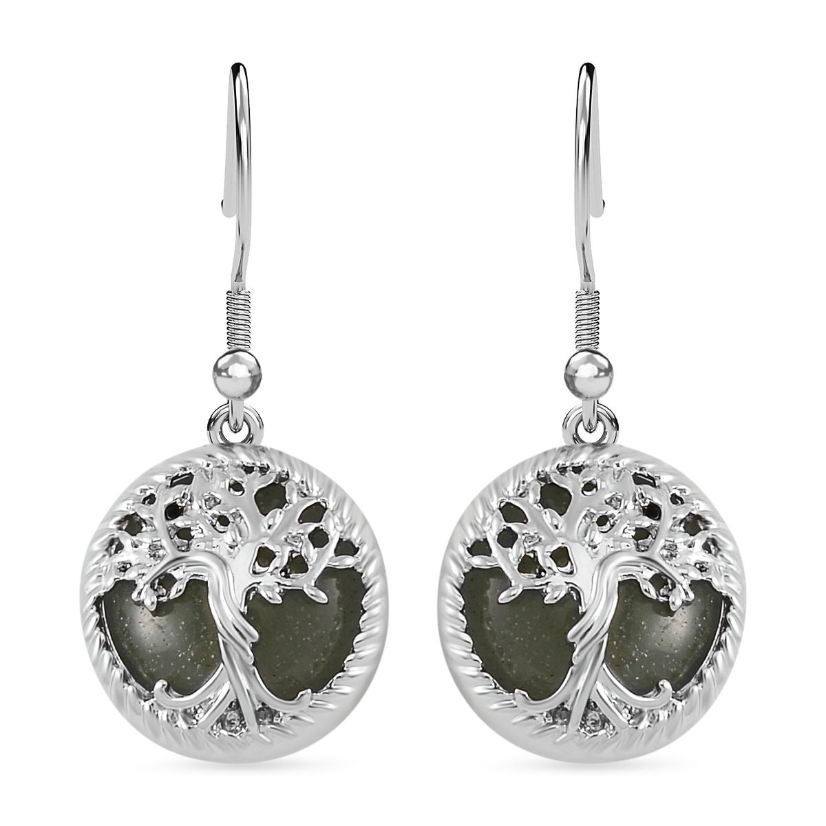Grüner Aventurin Schmuckset  Legierung ca. 49.00 ct