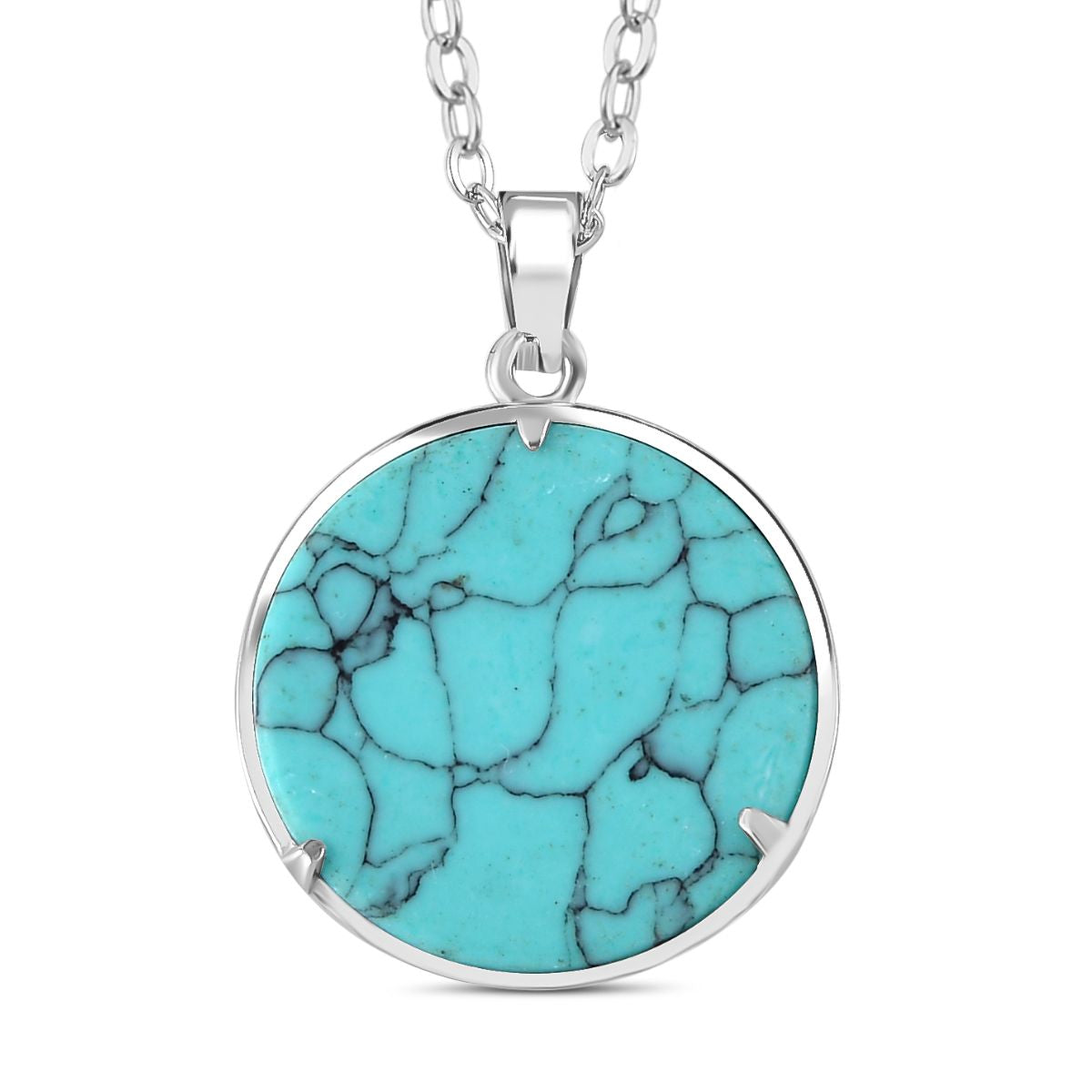 Blauer Howlit Schmuckset  Legierung ca. 49.00 ct