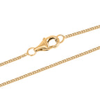 Grüne Jade Anhänger mit Kette 925 Silber Gelbgold Vermeil ca. 26.80 ct