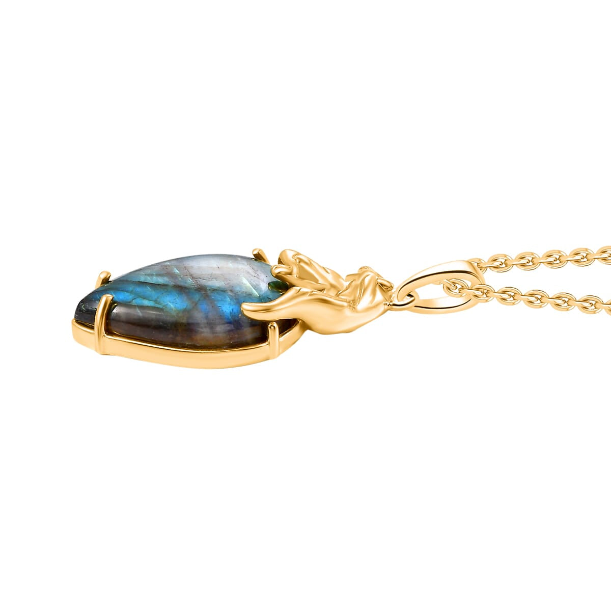 Labradorit Schmuckset ca. 6,48 ct.