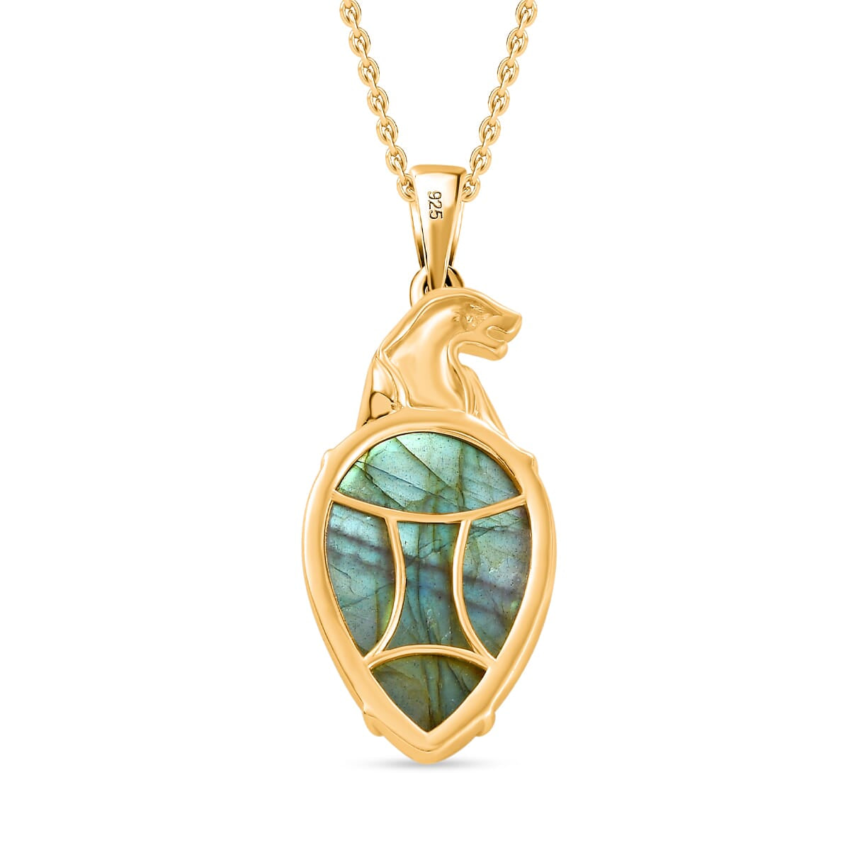 Labradorit Schmuckset ca. 6,48 ct.