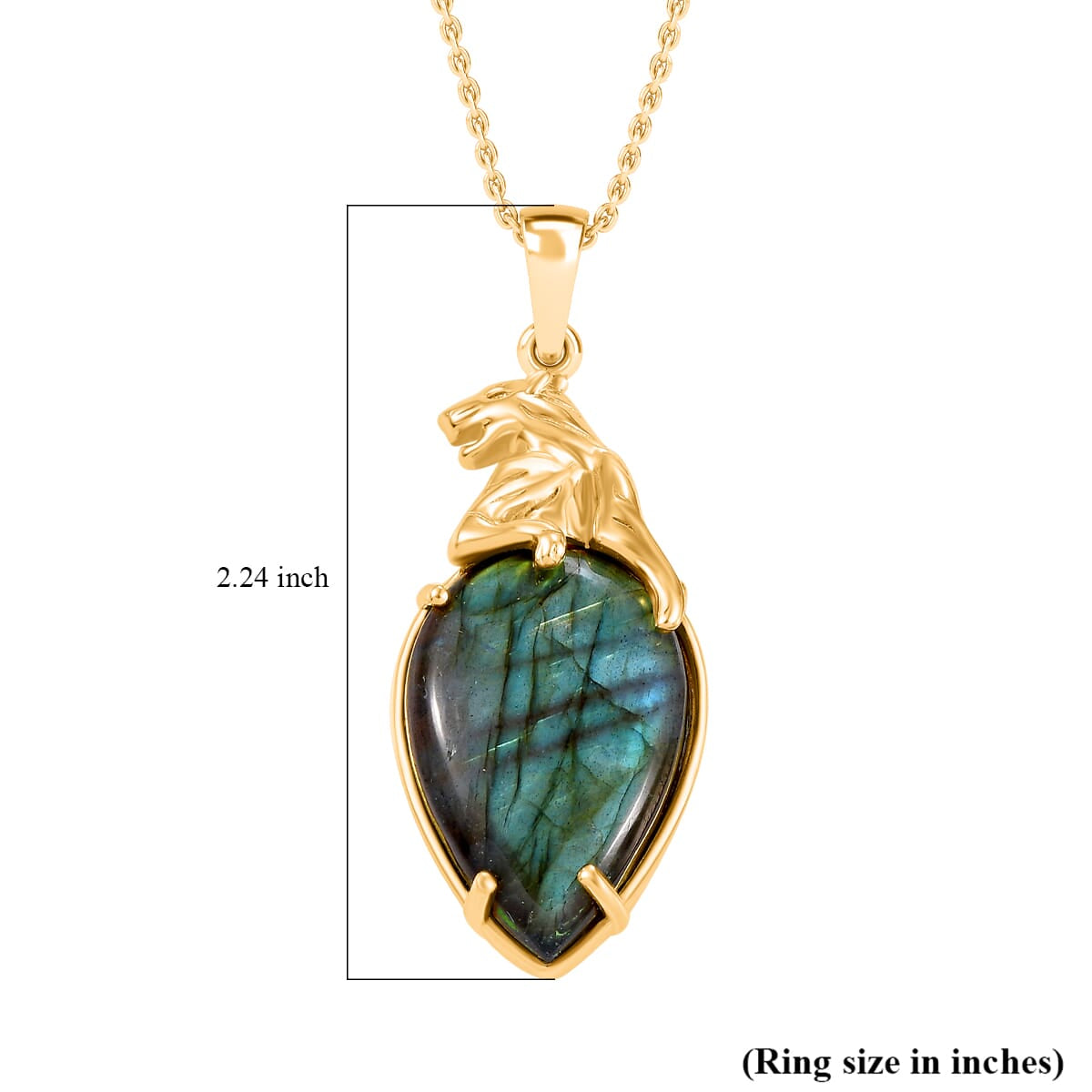 Labradorit Schmuckset ca. 6,48 ct.