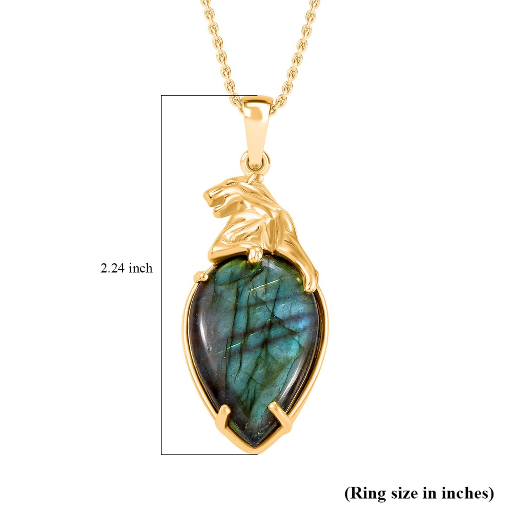 Labradorit Schmuckset ca. 6,48 ct.