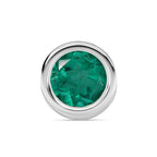 Smaragd-Quarz Triplette Schmuckset 925 Silber rhodiniert ca. 5,93 ct.