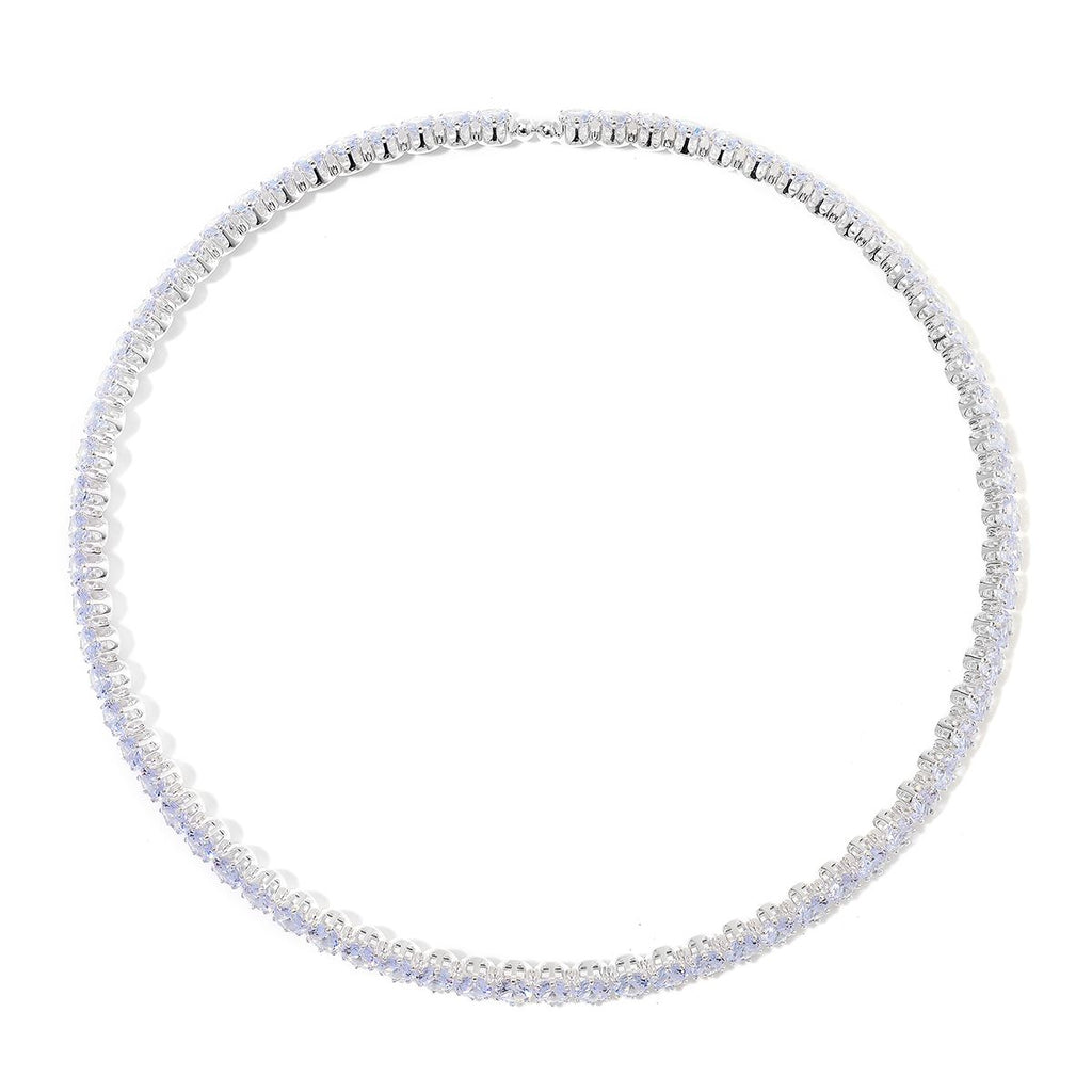 Weißer Zirkonia Schmuckset Nickelfreies Messing
