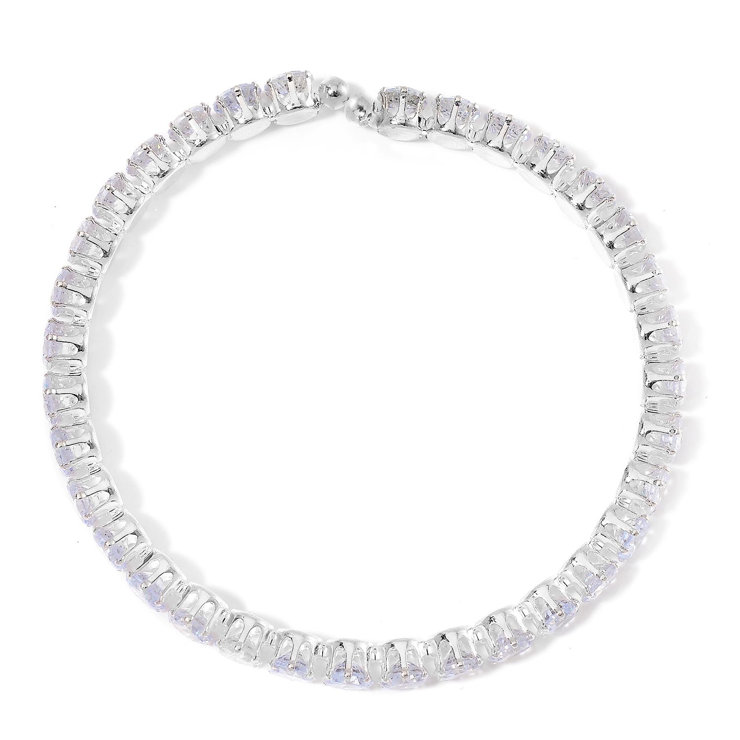 Weißer Zirkonia Schmuckset Nickelfreies Messing