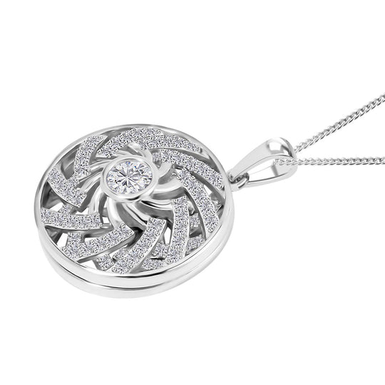 Moissanit Schmuckset 925 Silber vergoldet ca. 1.60 ct