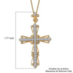 LUXURIANT DIAMOND - Lab Grown Diamant SI-GH Schmuckset ca. 50 cm 925 Silber 750 Gelbgold vermeil ca. 1,00 ct.