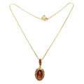 Bernstein Anhänger mit 43,5+2,5 cm Kette