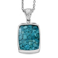Sleeping Beauty Matrix Türkis Schmuckset ca. 6.50 ct