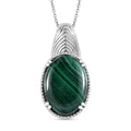 Unakite Anhänger mit Kette, 316L Edelstahl ca. 30.00 ct
