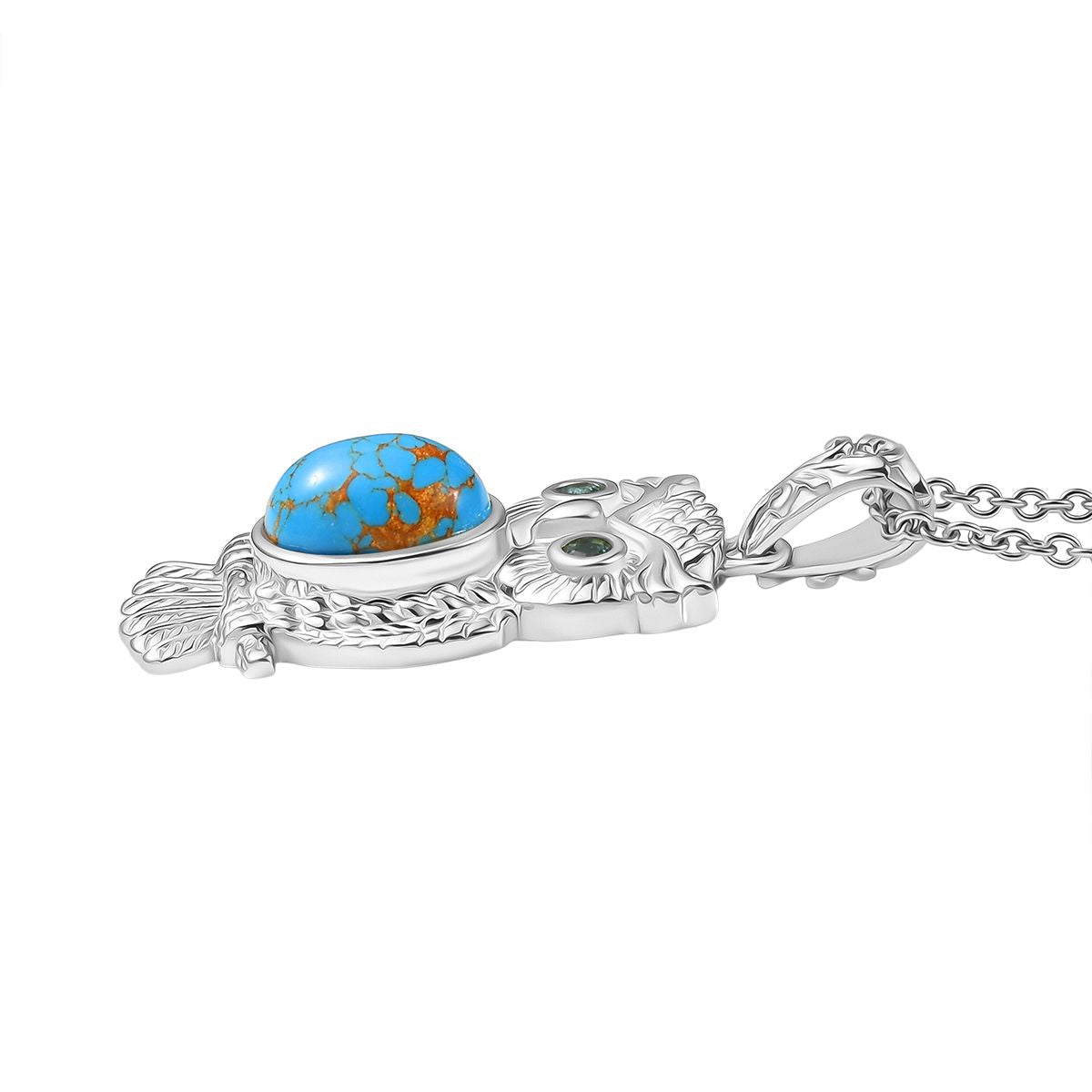 Blaues Türkis, Ozean Blauer Apatit Schmuckset ca. 2.87 ct