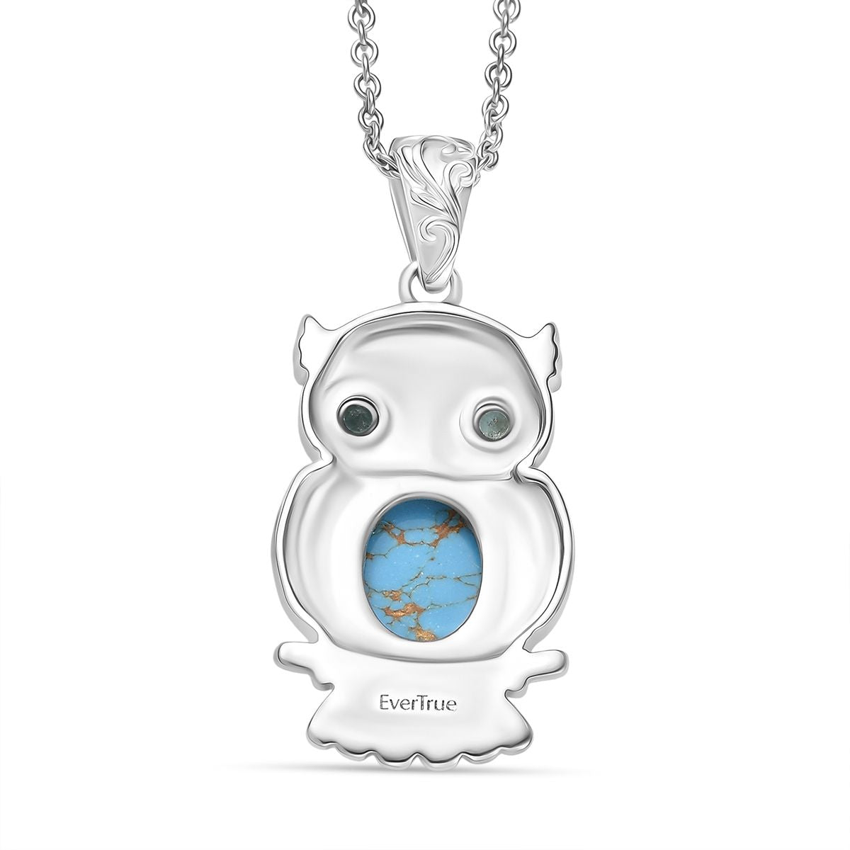 Blaues Türkis, Ozean Blauer Apatit Schmuckset ca. 2.87 ct