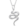 LUXURIANT DIAMOND - Lab Grown Diamant SI-GH Anhänger mit Kette, 925 Silber rhodiniert ca. 0.15 ct