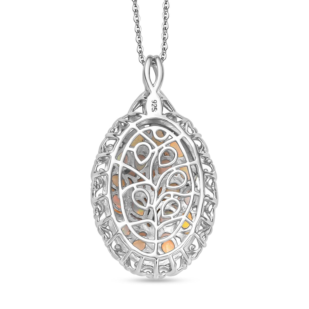 AA Natürlicher, äthiopischer Welo Opal Schmuckset 925 Silber rhodiniert ca. 2,07 ct.