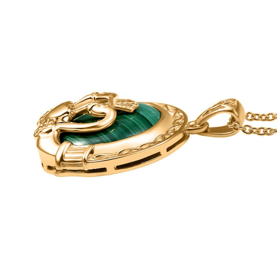 Malachit Schmuckset ca. 50 cm, ca. 26.69 ct