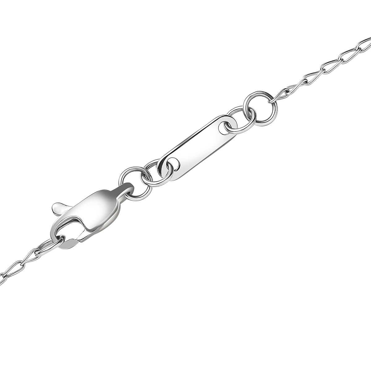 Rhapsody AAAA Tansanit, Weißer Diamant AGI zertifiziert Schmuckset ca. 50 cm 950 Platin ca. 3.17 ct