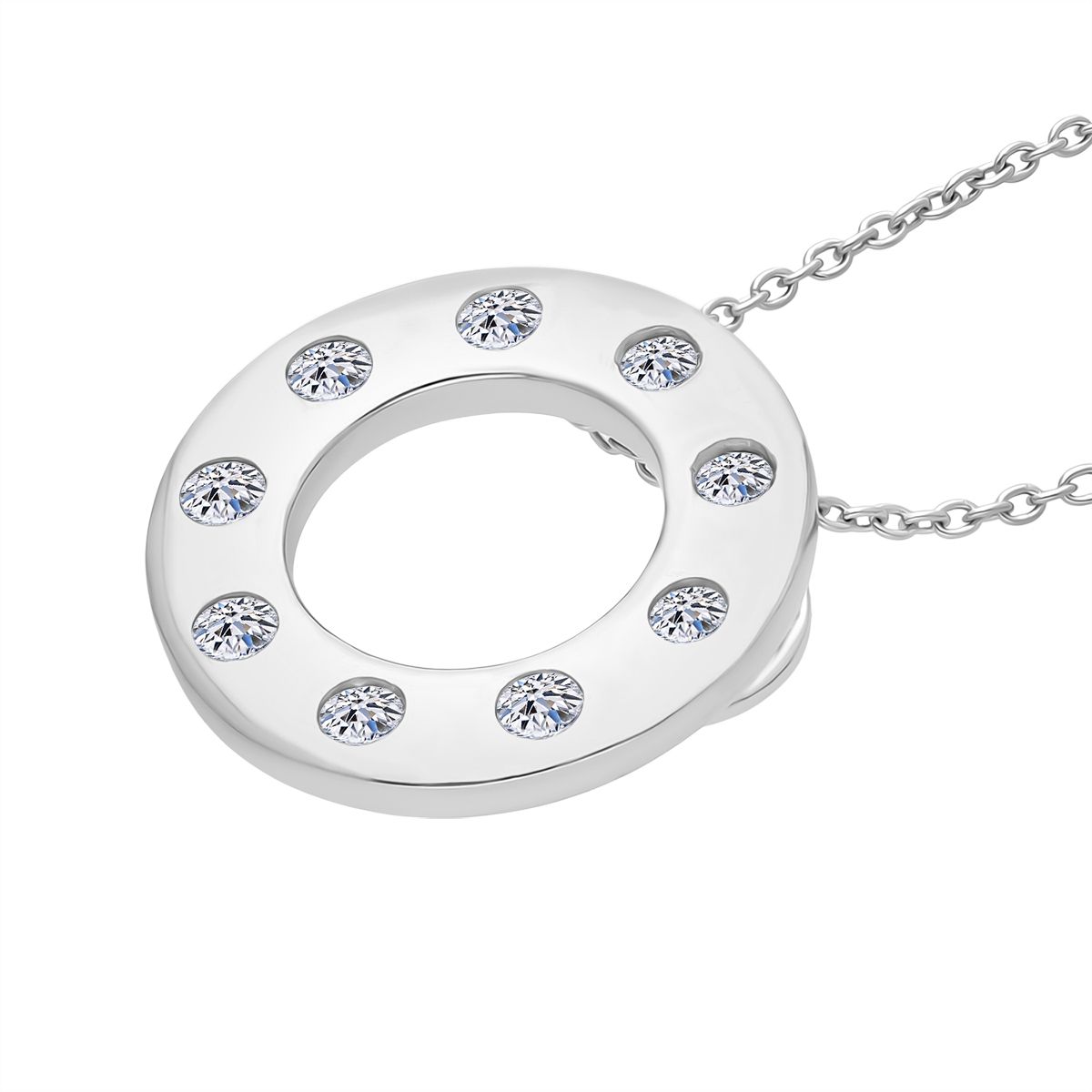 LUXURIANT DIAMOND - Lab Grown Diamant SI-GH Schmuckset 925 Silber rhodiniert ca. 0,33 ct.