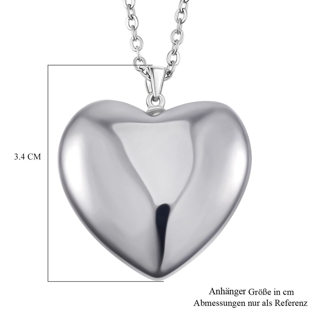 Terahertz Anhänger mit Kette (ca. 50 cm), 925 Silber rhodiniert und 316L Edelstahl ca. 40.00 ct
