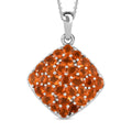 AA Salamanca Feueropal Anhänger mit 50cm Kette - 3,29 ct.
