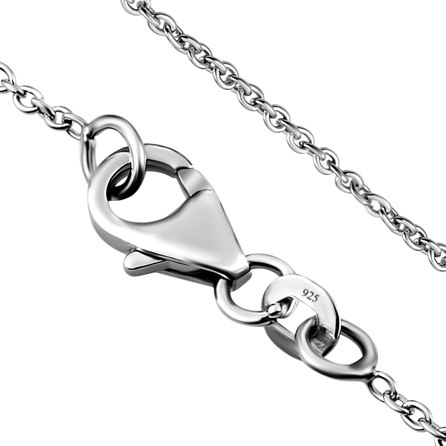 Tansanit-Anhänger mit Kette, 925 Silber platiniert ca. 7.73 ct