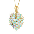 Natürlicher, äthiopischer Welo Opal-Anhänger mit 50cm Kette - 4,14 ct.