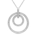 Diamant-Anhänger mit Kette - 1 ct.