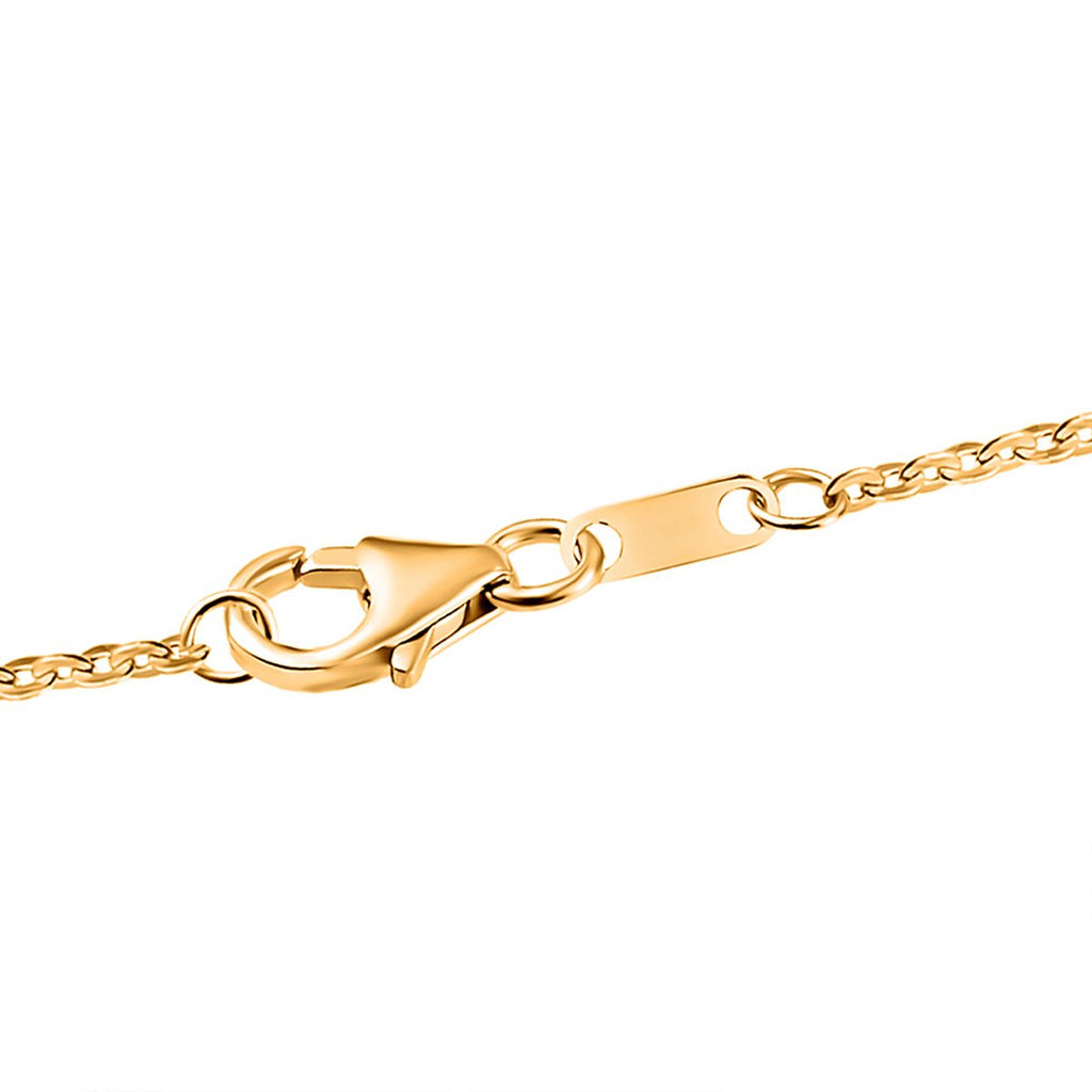 Peridot Anhänger mit Kette, 925 Silber Gelbgold Vermeil ca. 4,65 ct