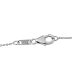 Blauer Stern Saphir (Diffundierter), weißer Zirkon Anhanger mit Kette, 925 Silber platiniert ca. 2.16 ct