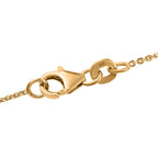 Kagem Sambischer Smaragd, weißer Zirkon Anhänger mit Kette, 925 Silber vergoldet ca. 3.24 ct