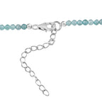 AAA Larimar Anhänger mit Kette ca. 50 cm + 5 cm Extender, 925 Silber rhodiniert ca. 47.49 ct