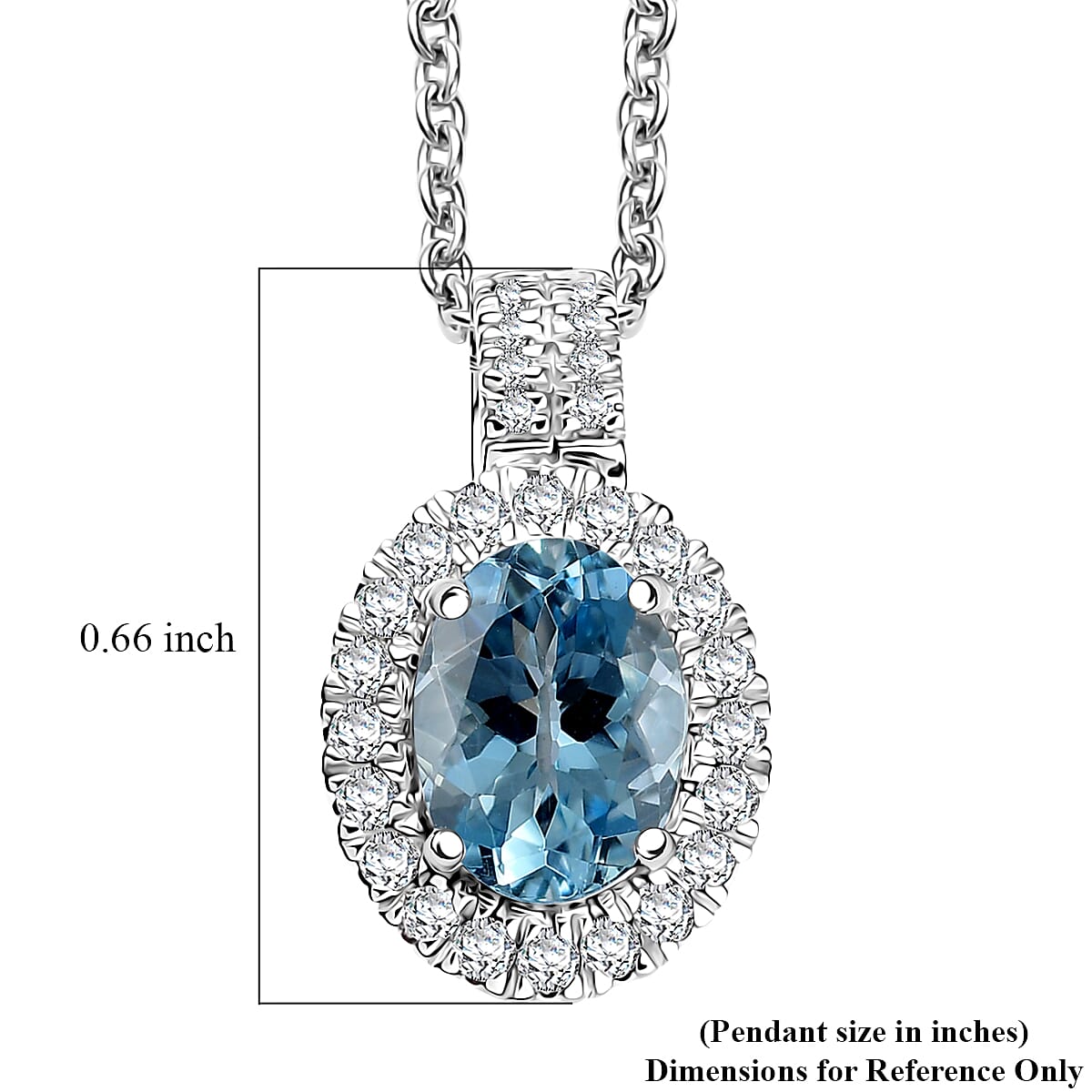 LUXORO AAA Santamaria Aquamarin, Weißer Diamant AGI zertifiziert Schmuckset ca. 50 cm 585 Gold ca. 1.46 ct